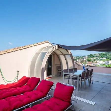 Appartamento C009-duplex Avec Vue Sur Et Piscine Cannes